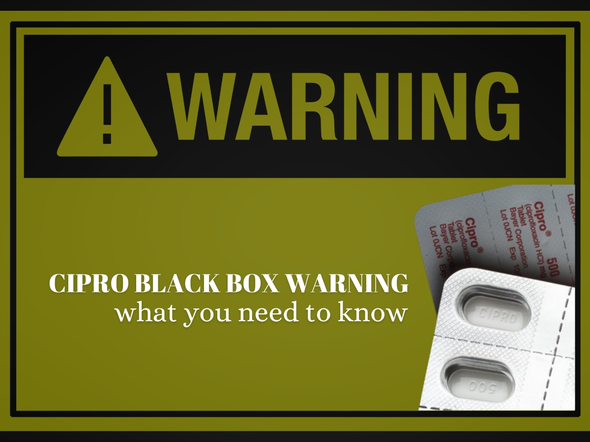 Cipro black box warning